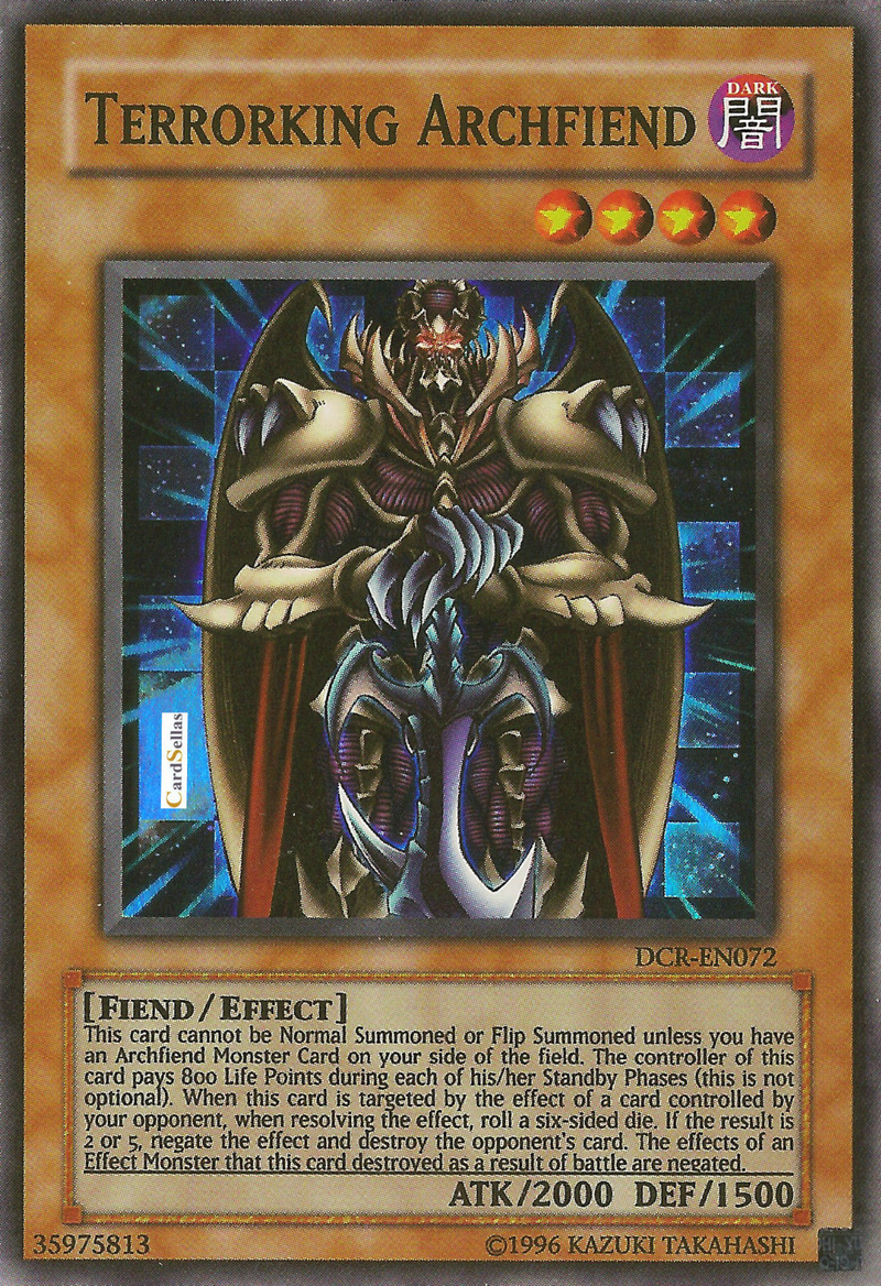 Terrorking Archfiend [DCR-EN072] Super Rare | The CG Realm