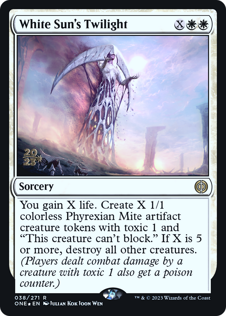 White Sun's Twilight [Phyrexia: All Will Be One Prerelease Promos] | The CG Realm