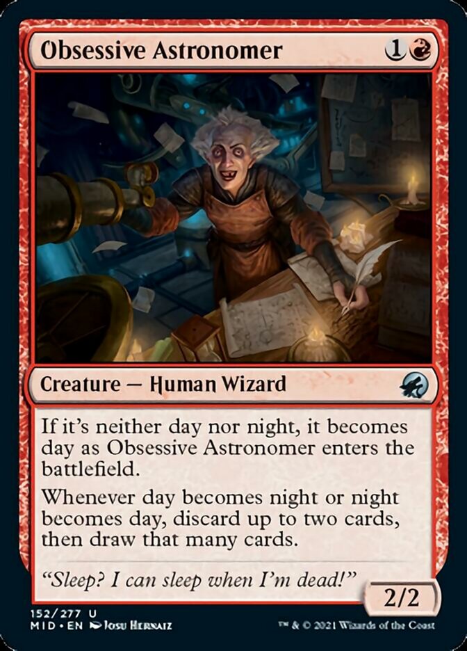 Obsessive Astronomer [Innistrad: Midnight Hunt] | The CG Realm