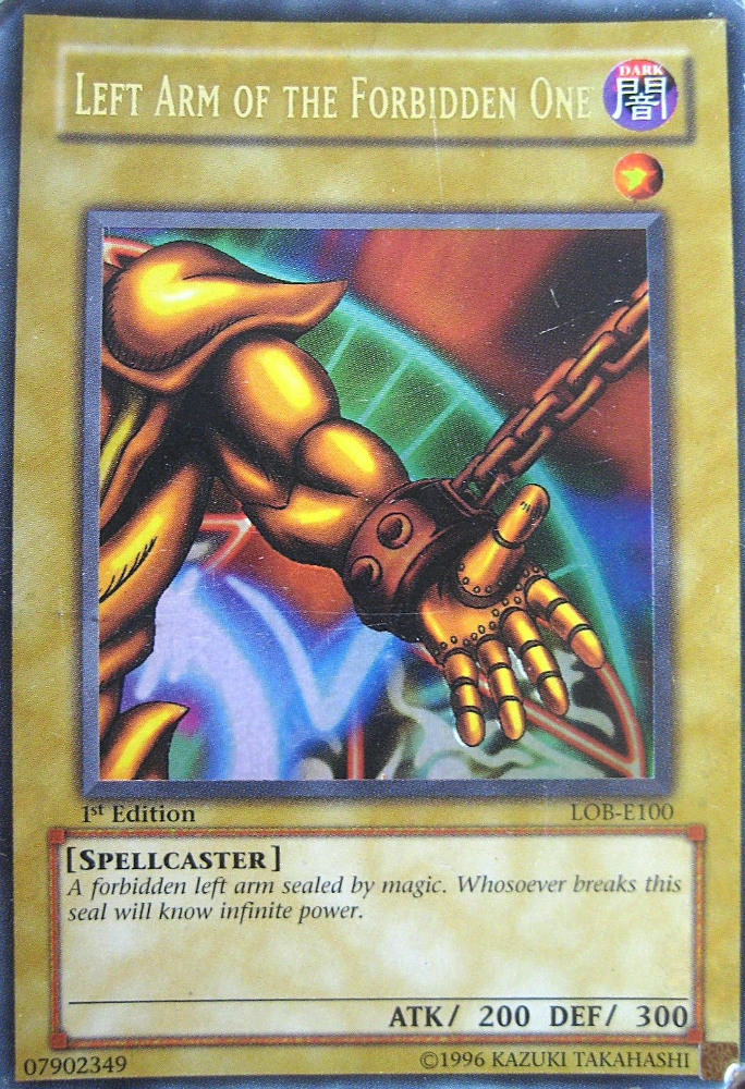 Left Arm of the Forbidden One [LOB-E100] Ultra Rare | The CG Realm