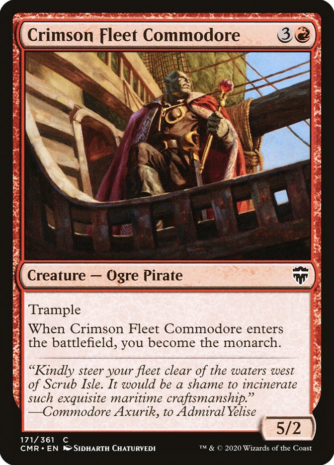 Crimson Fleet Commodore [Commander Legends] | The CG Realm