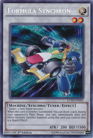 Formula Synchron [LC5D-EN041] Secret Rare | The CG Realm