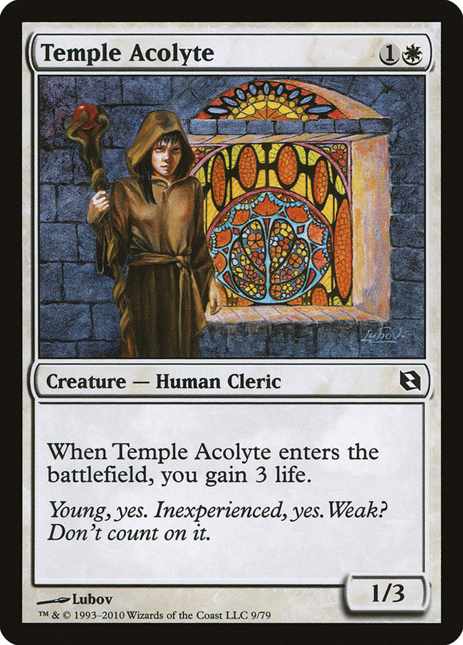 Temple Acolyte [Duel Decks: Elspeth vs. Tezzeret] | The CG Realm