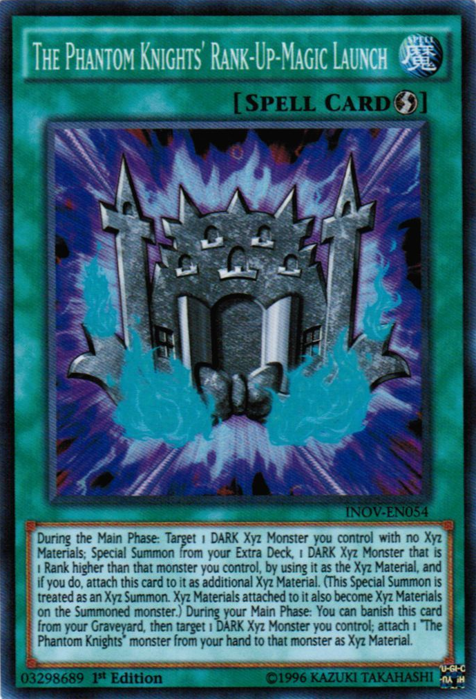 The Phantom Knights' Rank-Up-Magic Launch [INOV-EN054] Super Rare | The CG Realm