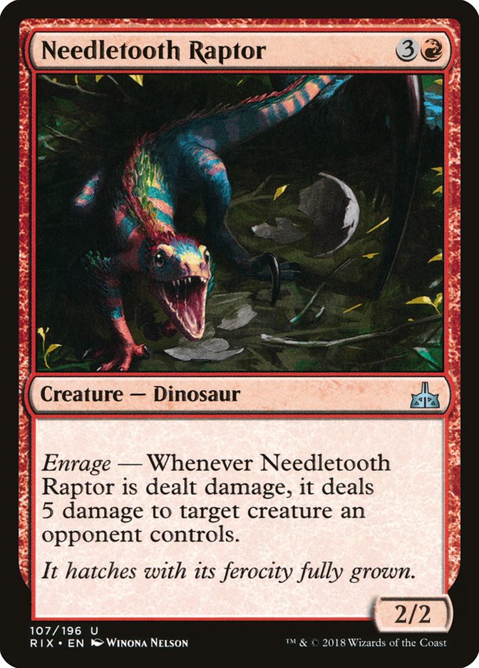 Needletooth Raptor [Rivals of Ixalan] | The CG Realm