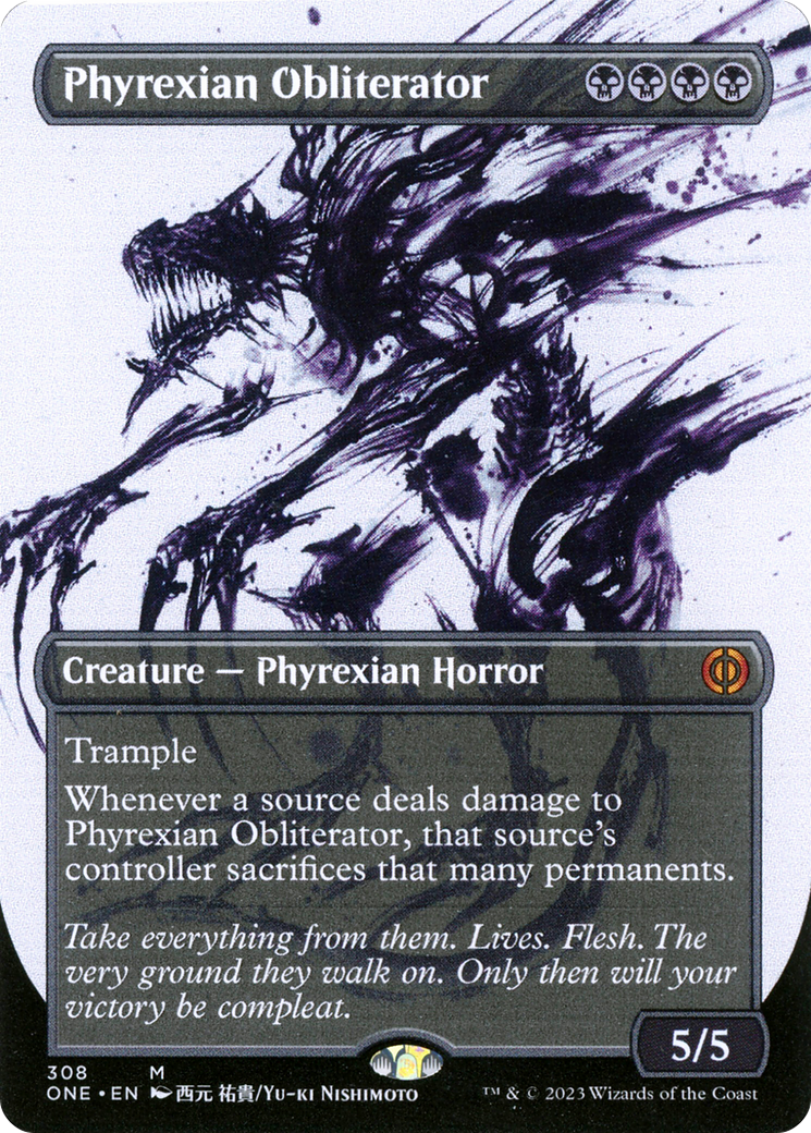 Phyrexian Obliterator (Borderless Ichor) [Phyrexia: All Will Be One] | The CG Realm