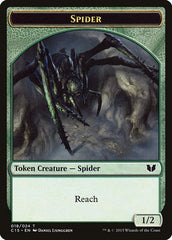 Saproling // Spider Double-Sided Token [Commander 2015 Tokens] | The CG Realm