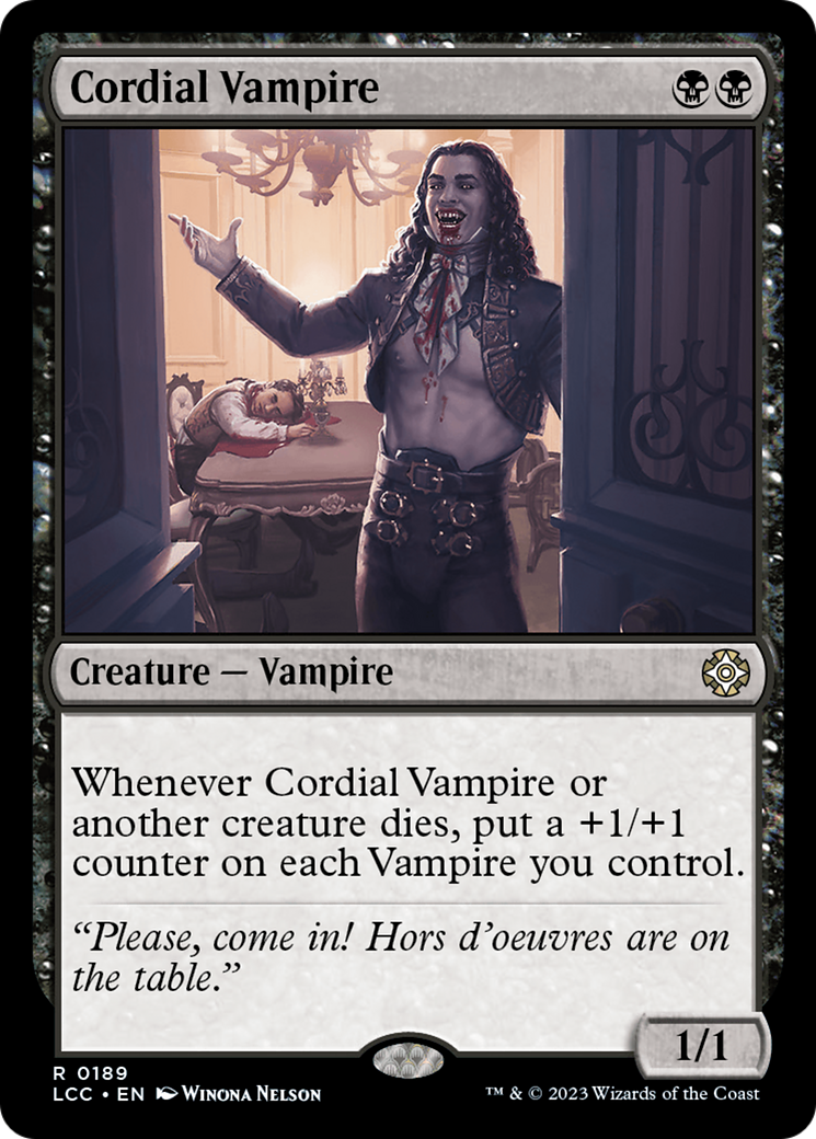 Cordial Vampire [The Lost Caverns of Ixalan Commander] | The CG Realm