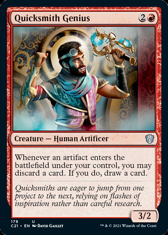 Quicksmith Genius [Commander 2021] | The CG Realm