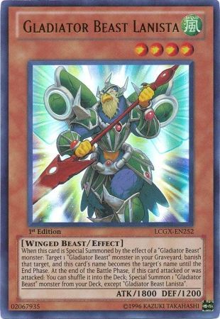 Gladiator Beast Lanista [LCGX-EN252] Ultra Rare | The CG Realm