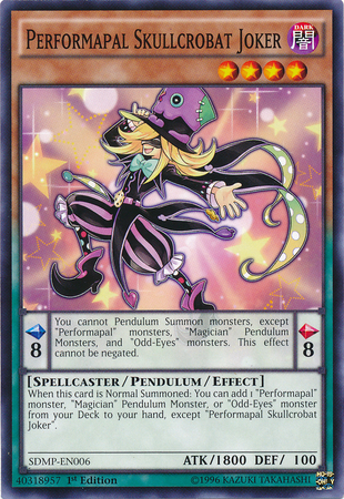 Performapal Skullcrobat Joker [SDMP-EN006] Common | The CG Realm