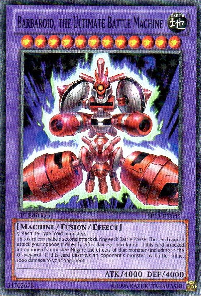 Barbaroid, the Ultimate Battle Machine [SP13-EN045] Starfoil Rare | The CG Realm