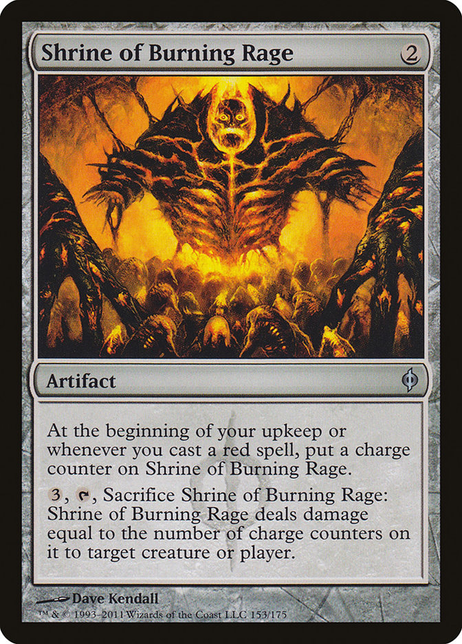 Shrine of Burning Rage [New Phyrexia] | The CG Realm