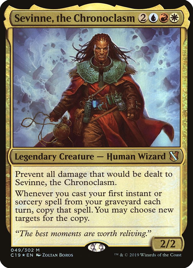 Sevinne, the Chronoclasm (Oversized) [Commander 2019 Oversized] | The CG Realm