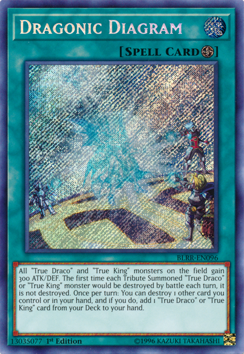 Dragonic Diagram [BLRR-EN096] Secret Rare | The CG Realm