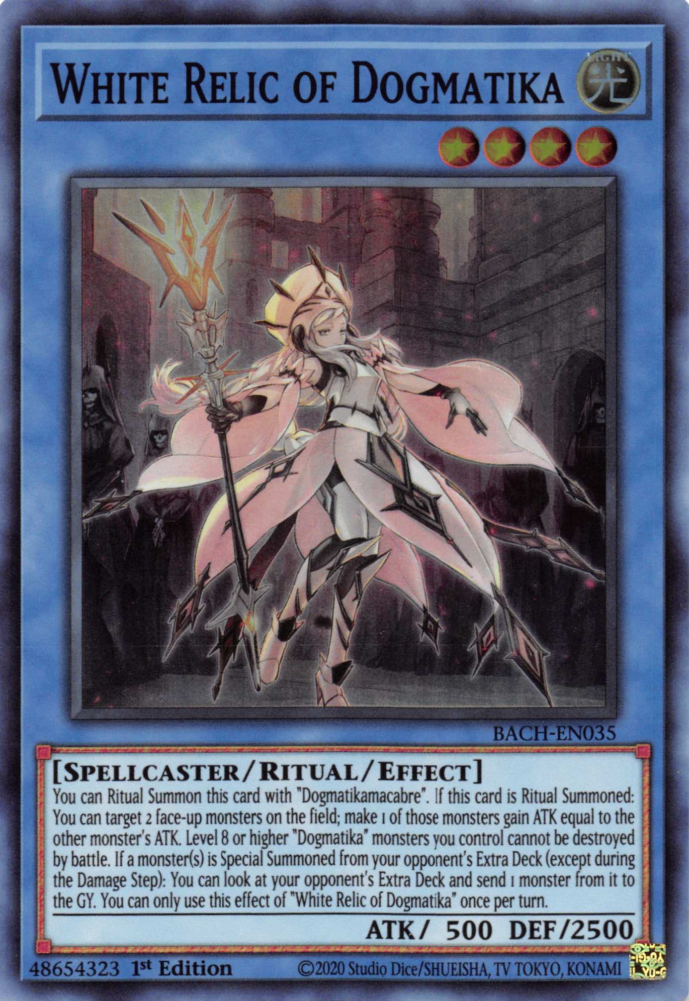 White Relic of Dogmatika [BACH-EN035] Super Rare | The CG Realm