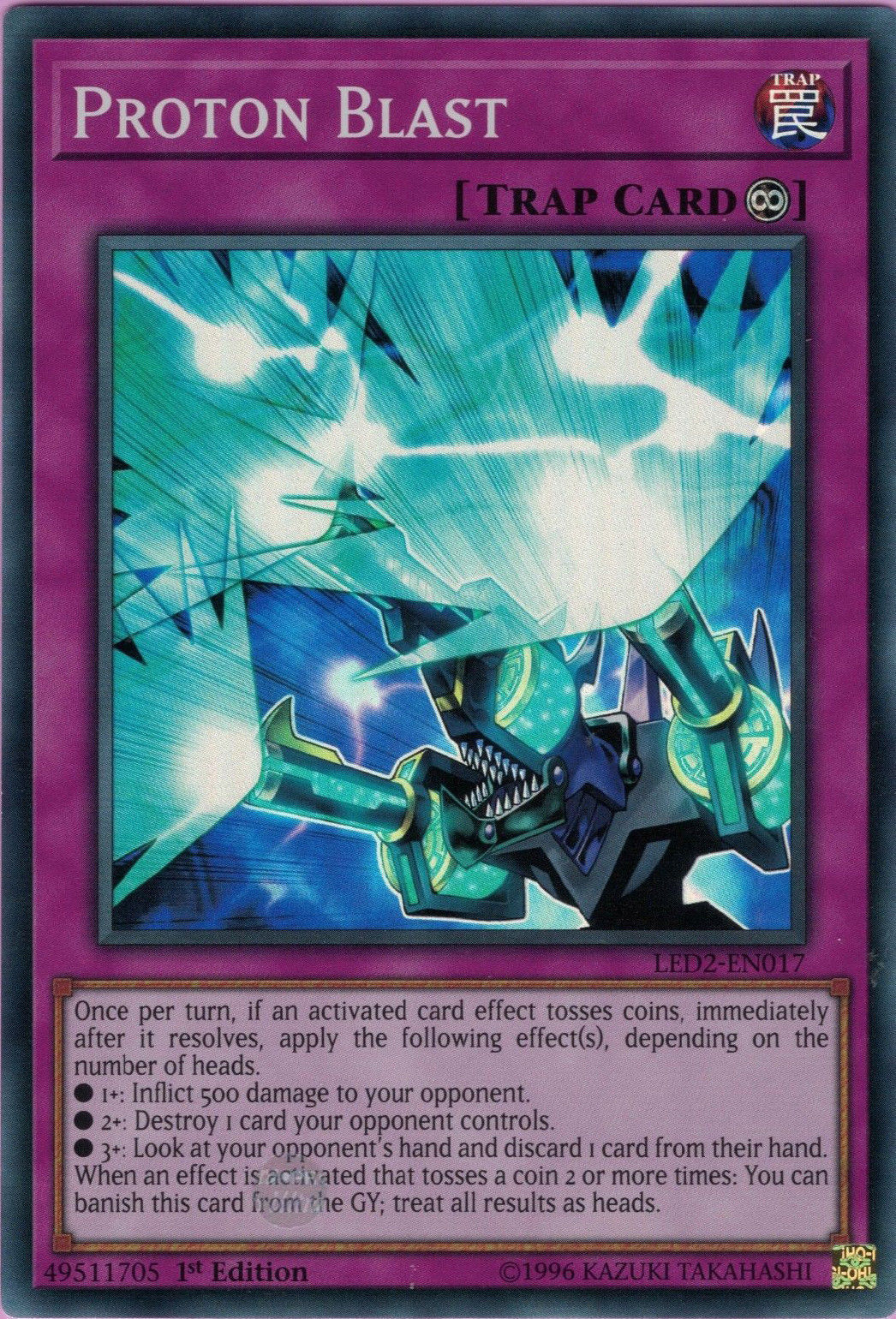 Proton Blast [LED2-EN017] Super Rare | The CG Realm