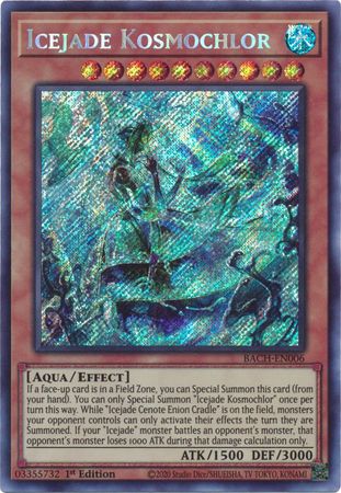 Icejade Kosmochlor [BACH-EN006] Secret Rare | The CG Realm