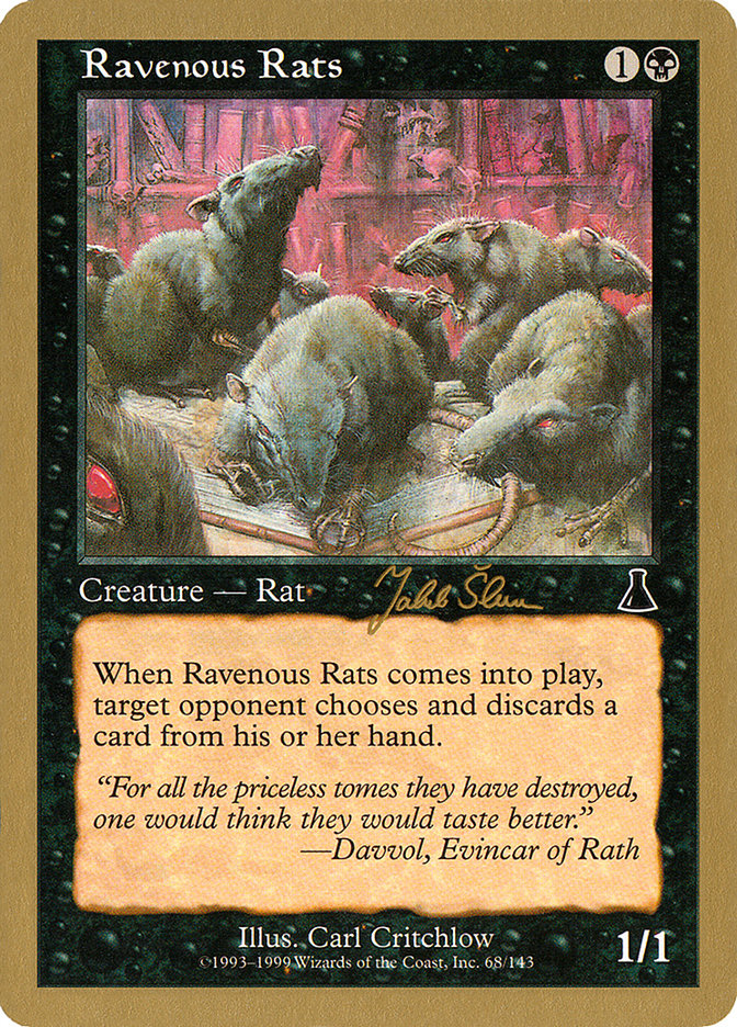 Ravenous Rats (Jakub Slemr) [World Championship Decks 1999] | The CG Realm