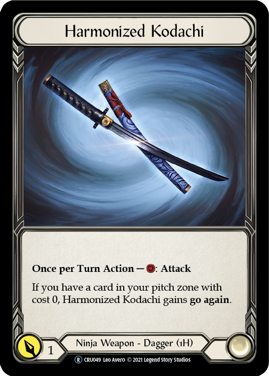 Harmonized Kodachi [U-CRU049] (Crucible of War Unlimited)  Unlimited Normal | The CG Realm