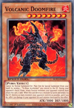 Volcanic Doomfire [SGX1-ENH01] Common | The CG Realm