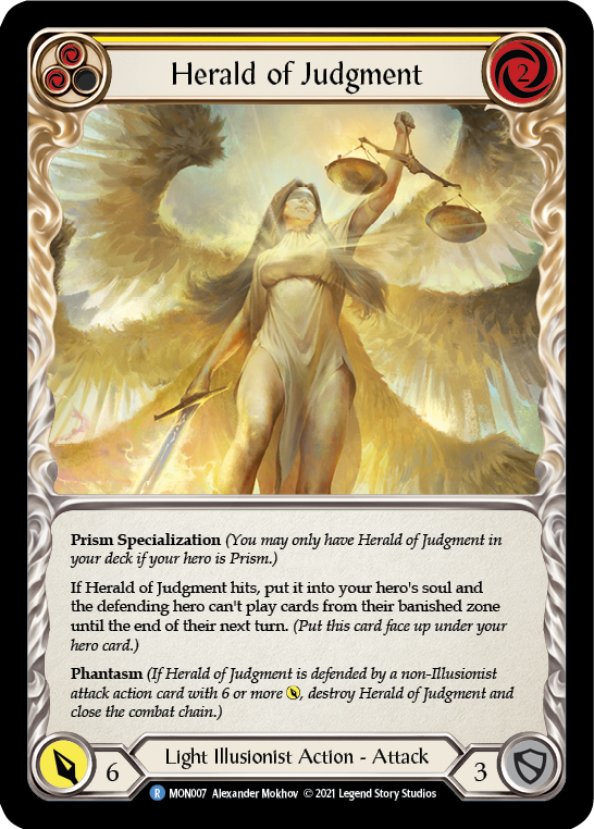 Herald of Judgment [MON007] (Monarch)  1st Edition Normal | The CG Realm