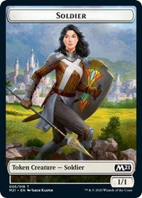 Soldier // Weird Double-Sided Token [Core Set 2021 Tokens] | The CG Realm