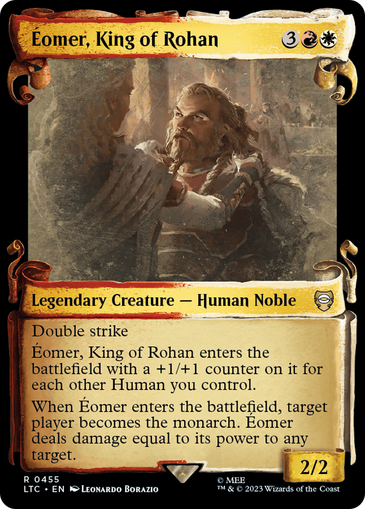 Eomer, King of Rohan [The Lord of the Rings: Tales of Middle-Earth Commander Showcase Scrolls] | The CG Realm