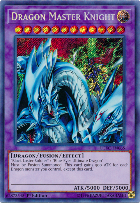 Dragon Master Knight [LCKC-EN065] Secret Rare | The CG Realm