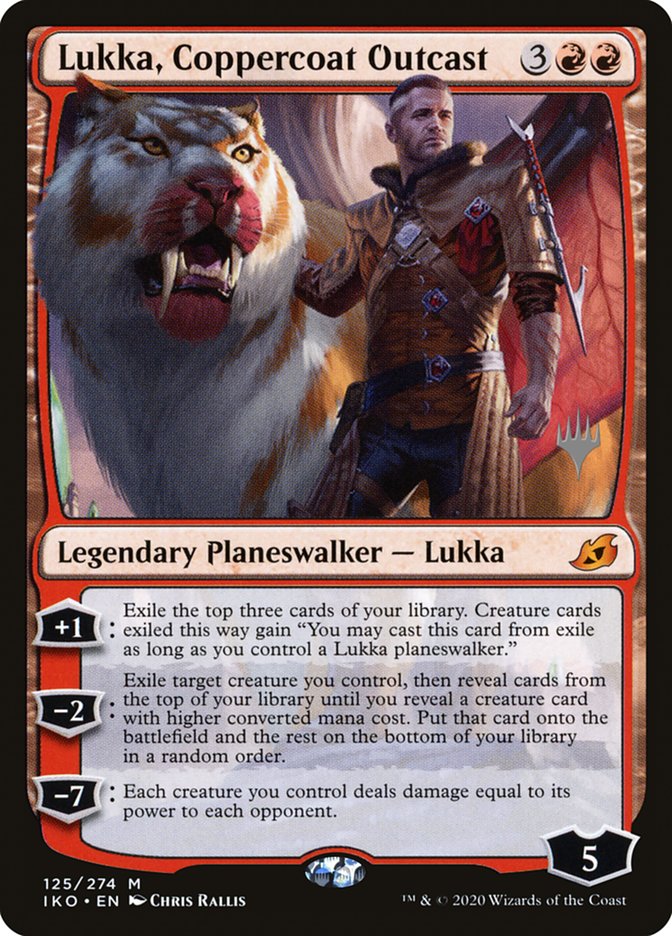 Lukka, Coppercoat Outcast (Promo Pack) [Ikoria: Lair of Behemoths Promos] | The CG Realm