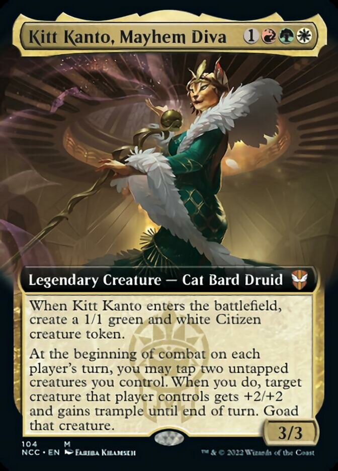 Kitt Kanto, Mayhem Diva (Extended Art) [Streets of New Capenna Commander] | The CG Realm