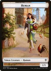 Human // Clue Double-Sided Token [Pioneer Challenger Decks 2022] | The CG Realm