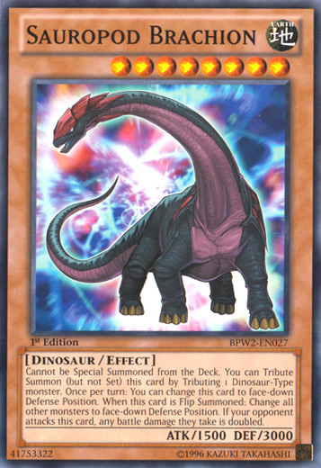 Sauropod Brachion [BPW2-EN027] Common | The CG Realm