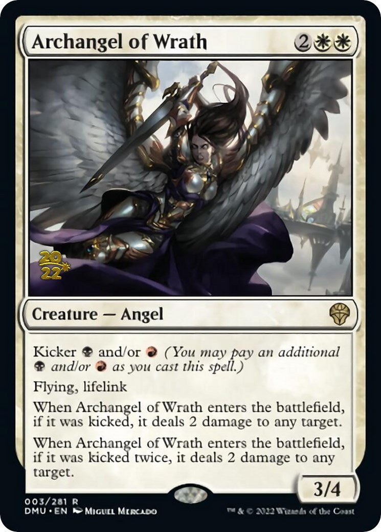 Archangel of Wrath [Dominaria United Prerelease Promos] | The CG Realm