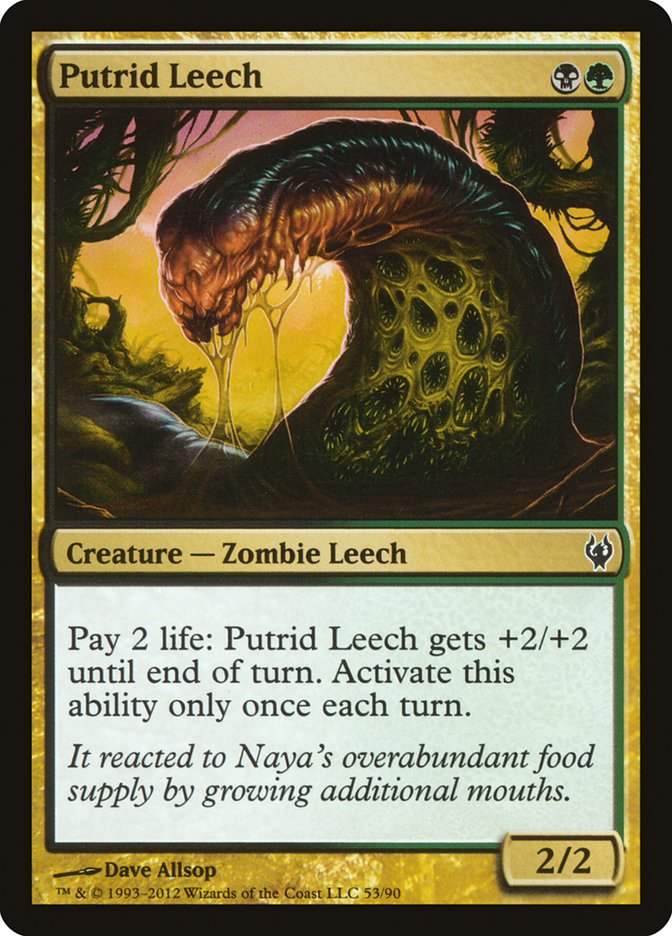 Putrid Leech [Duel Decks: Izzet vs. Golgari] | The CG Realm