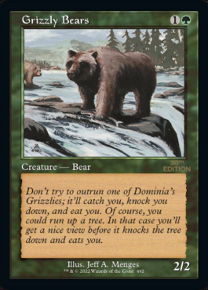 Grizzly Bears (Retro) [30th Anniversary Edition] | The CG Realm