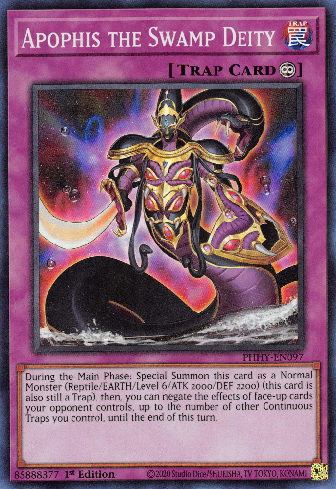 Apophis the Swamp Deity [PHHY-EN097] Super Rare | The CG Realm