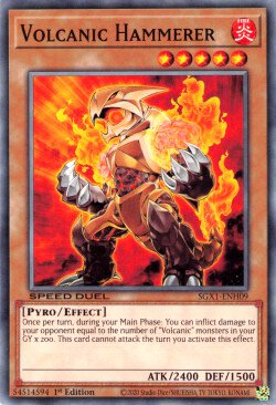 Volcanic Hammerer [SGX1-ENH09] Common | The CG Realm