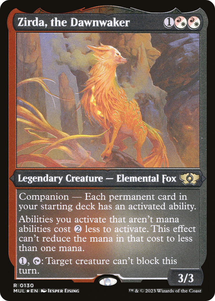 Zirda, the Dawnwaker (Foil Etched) [Multiverse Legends] | The CG Realm