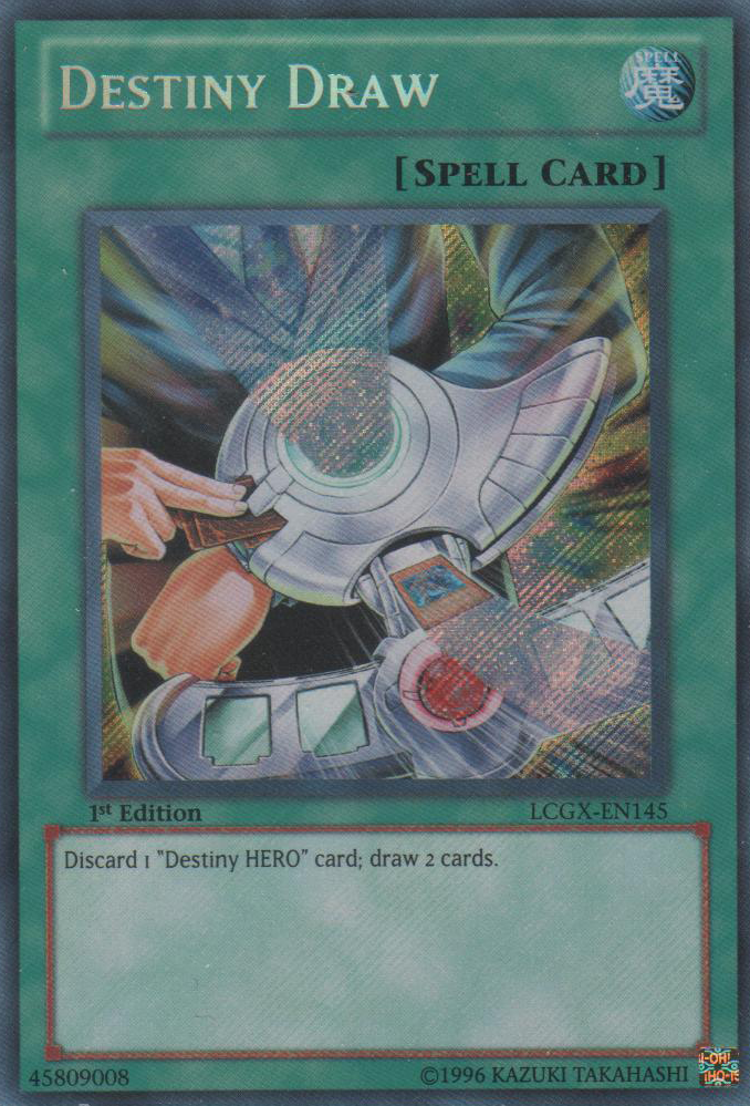 Destiny Draw [LCGX-EN145] Secret Rare | The CG Realm