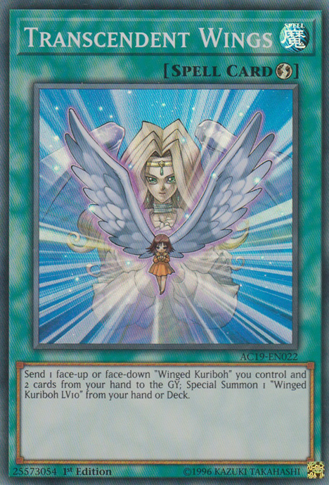 Transcendent Wings [AC19-EN022] Super Rare | The CG Realm