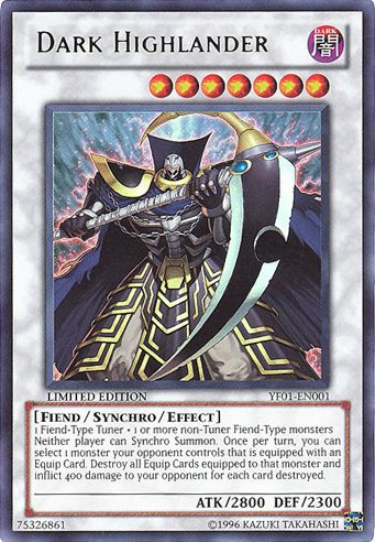 Dark Highlander [YF01-EN001] Ultra Rare | The CG Realm