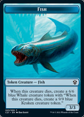 Beast (010) // Fish Double-Sided Token [Commander 2021 Tokens] | The CG Realm