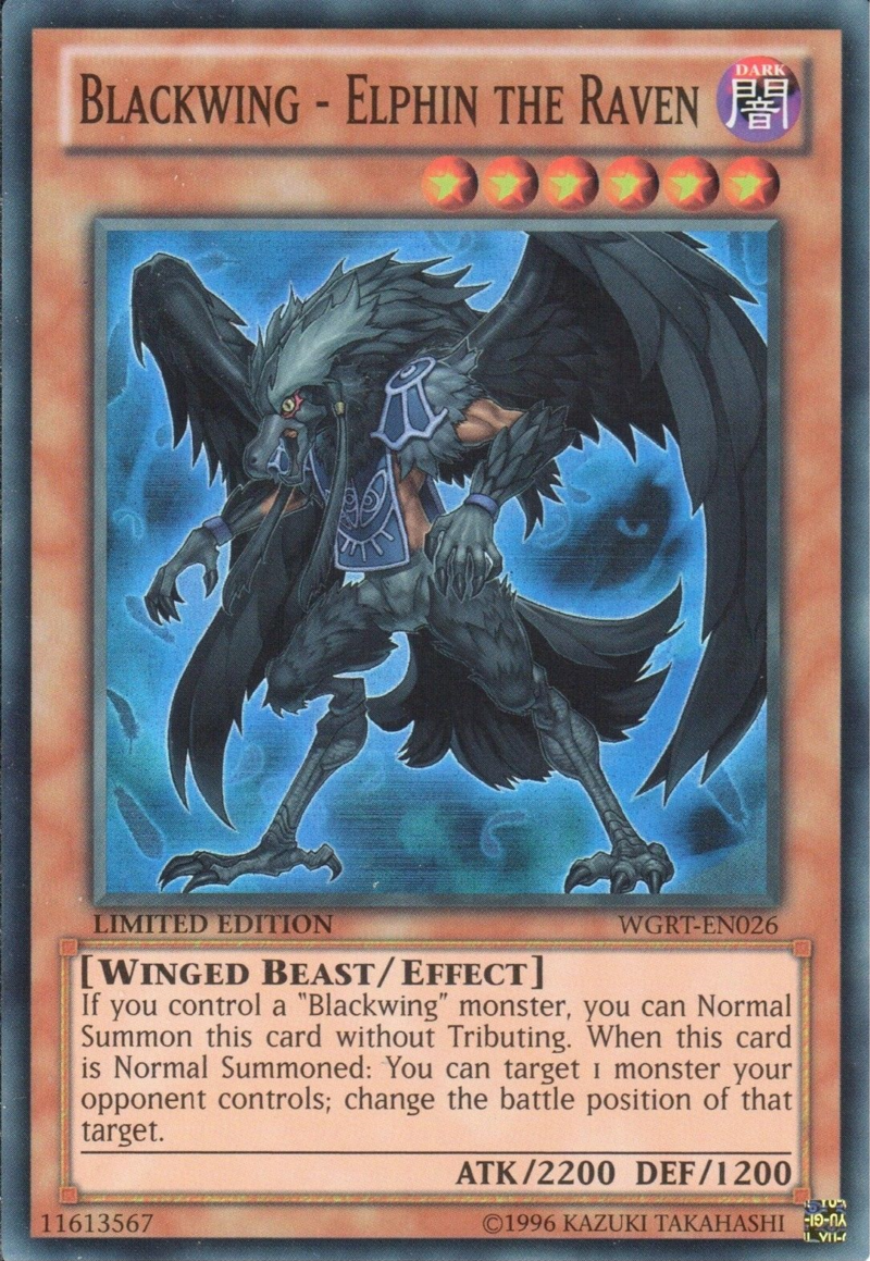 Blackwing - Elphin the Raven [WGRT-EN026] Super Rare | The CG Realm