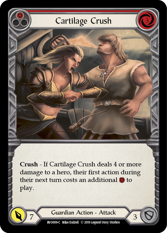 Cartilage Crush (Red) [BVO009-C] (Bravo Hero Deck)  1st Edition Normal | The CG Realm