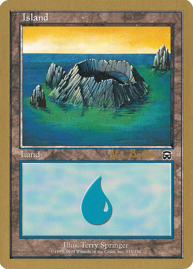 Island (ab335) (Alex Borteh) [World Championship Decks 2001] | The CG Realm