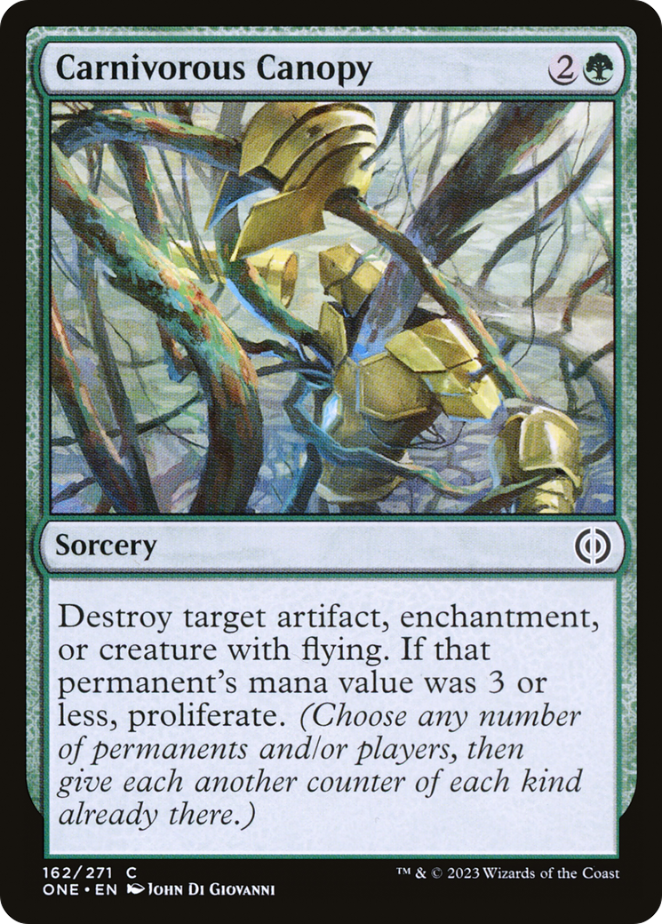 Carnivorous Canopy [Phyrexia: All Will Be One] | The CG Realm