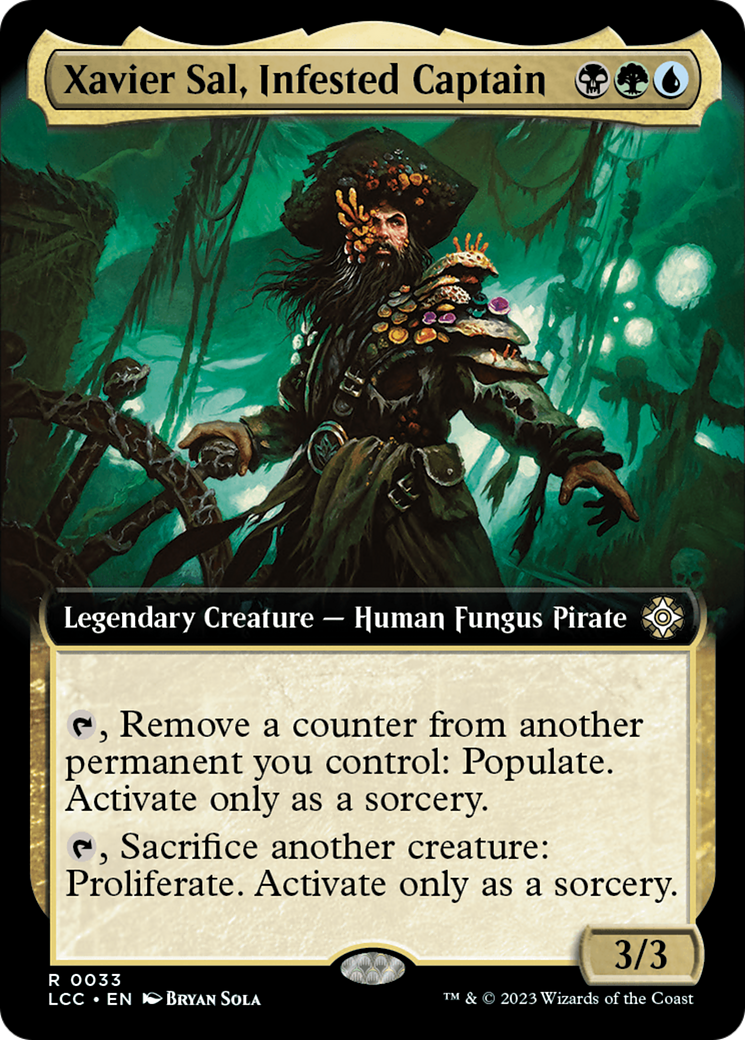 Xavier Sal, Infested Captain (Extended Art) [The Lost Caverns of Ixalan Commander] | The CG Realm