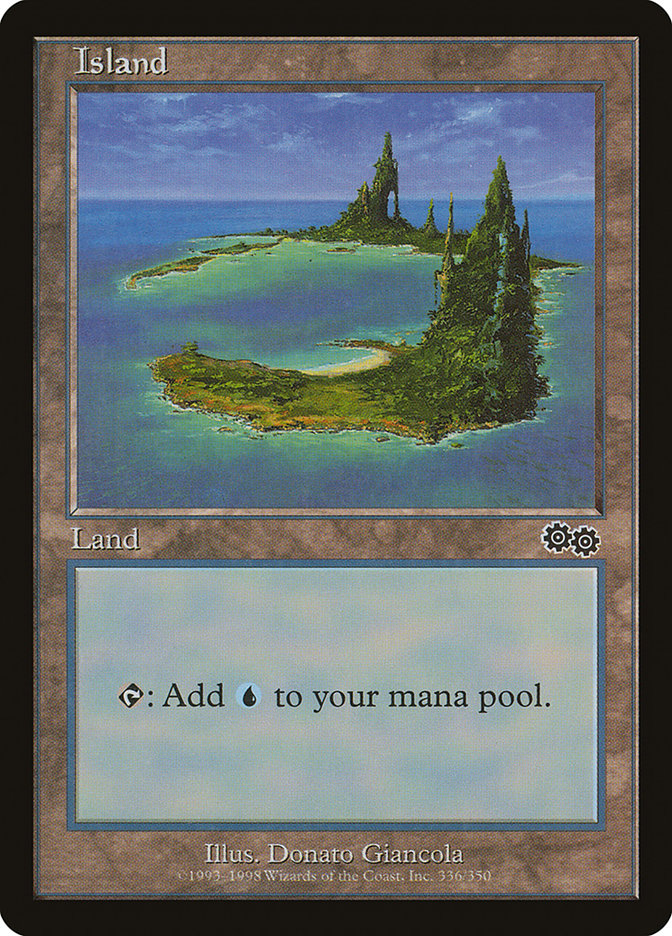 Island (336) [Urza's Saga] | The CG Realm