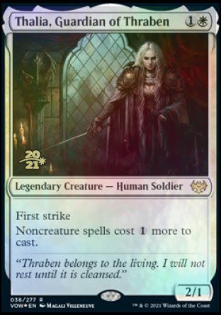 Thalia, Guardian of Thraben [Innistrad: Crimson Vow Prerelease Promos] | The CG Realm